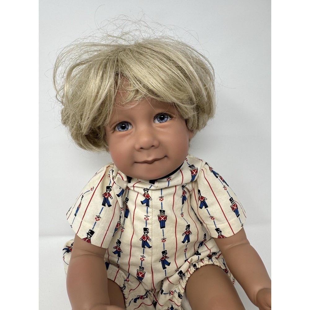 VTG Reborn‎ Realistic Doll Pat Secrist 1993 Boy MYLO 22" Blonde Hair Blue Eyes